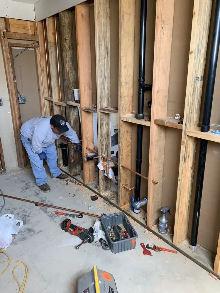Commercial rough-in plumbing for Gas Line Repair in Fleetwood Park